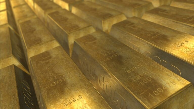 des lingots d'or